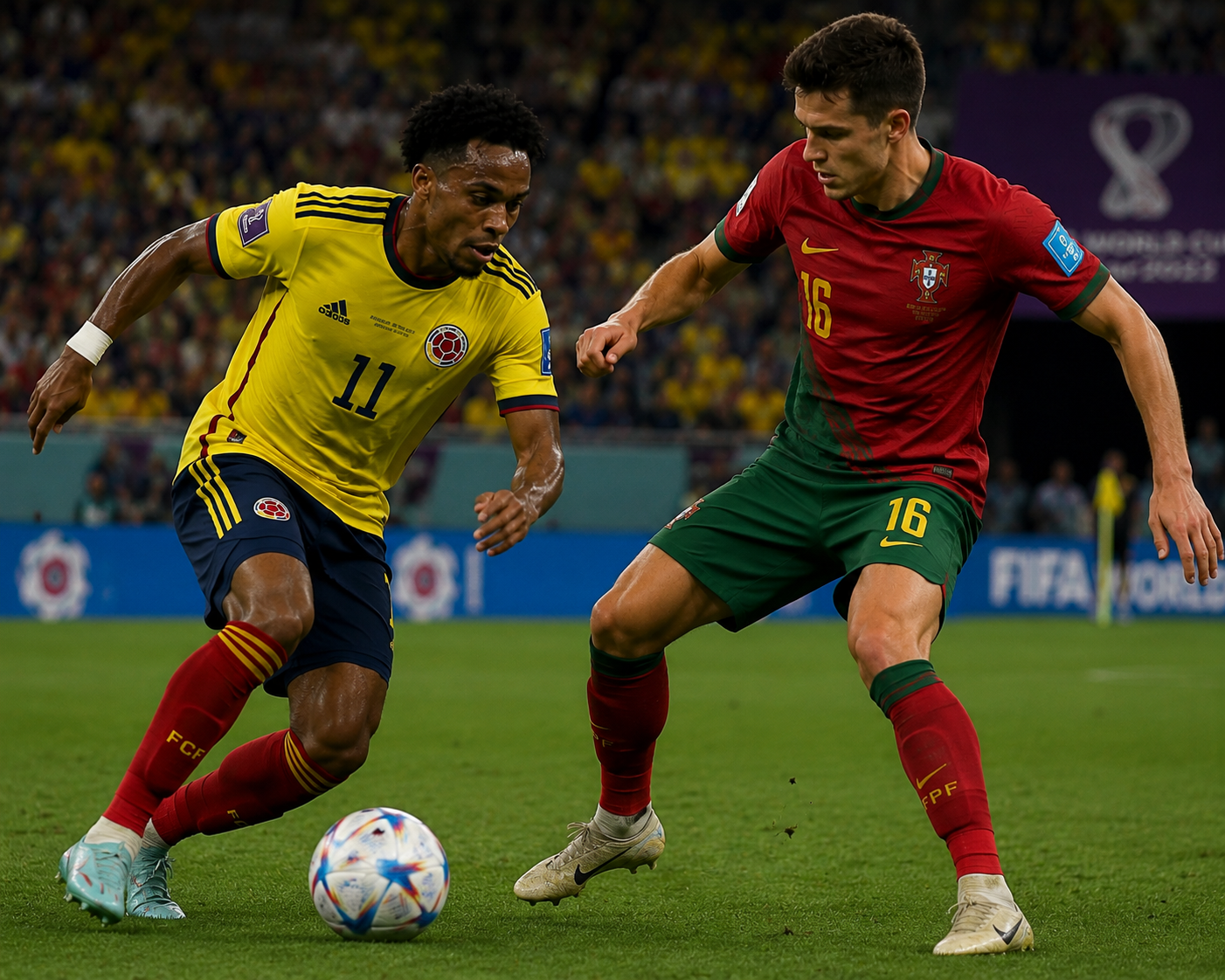 Colombia vs Portugal
